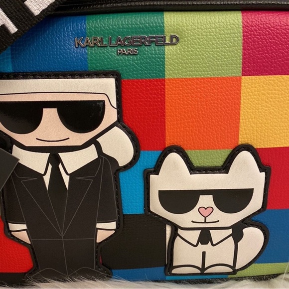 NWT Karl Lagerfeld Multi- Color Crossbody bag - Picture 7 of 7